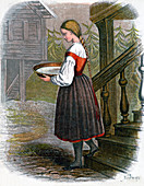 Norwegian Farm Girl', 1809