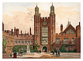 Quadrangle of Eton College', 1880