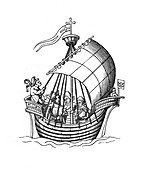 Sailing ship, 1445