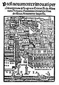 View of Venice, Woodcut, 1521