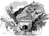 Kingwood Tunnel through the Alleghany Mountains, 1861