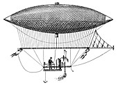 Henri Giffard's steerable airship of 1852, 1903