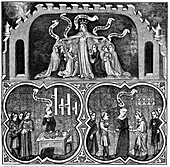 Allegory of Justice, from Aristotle's Ethics, 14th century