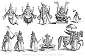 The Ten Avatars or Incarnations of Vishnu', c1880