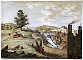 Greenfield Brass Mill near Holywell, Flintshire, Wales, 1792