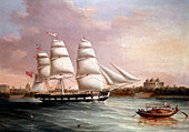 John Wood Approaching Bombay', c1850