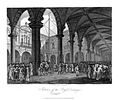 Royal Exchange, London, late 18th century