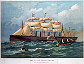 PSS 'Great Eastern on the ocean', 1858