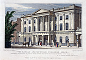The London Institution, Finsbury Circus', London, 1827
