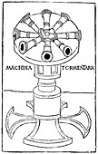 Early design of a quick firing cannon, 1482