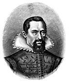 Johannes Kepler, German astronomer, early 17th century