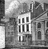 Isaac Newton's house, St Martin's Street, London