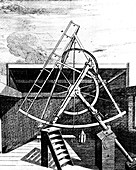 Flamsteed's equatorially mounted sextant with telescope