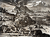 Eruption of Shirane-san and earthquake at Edo, Japan, 1650
