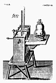 Robert Boyle's second air pump, c1660