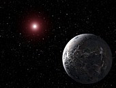 Extrasolar planet OGLE-2005-BLG-390Lb, illustration
