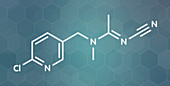 Acetamiprid insecticide molecule