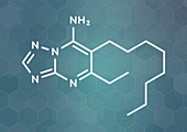 Ametoctradin fungicide molecule