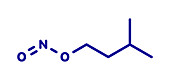 Amyl nitrite molecule
