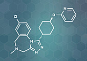 Balovaptan autism drug molecule