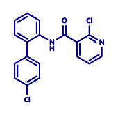 Boscalid fungicide molecule