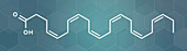 Docosahexaenoic acid molecule