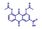 Diacerein drug molecule