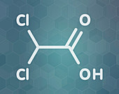 Dichloroacetic acid molecule