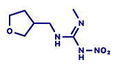 Dinotefuran insecticide molecule