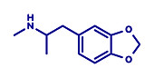 MDMA party drug molecule