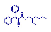 Octocrylene sunscreen molecule