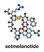 Setmelanotide drug molecule