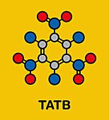 TATB explosive molecule