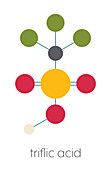 Triflic acid molecule