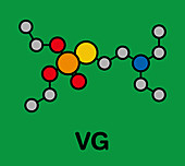 VG nerve agent molecule