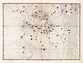 Draco constellation, 1603 illustration