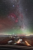 Orion over La Silla Observatory, Chile