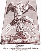 Representation of Jupiter in the zodiac, 19th century