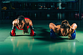 Boxercise class