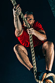 Rope climbing exercise