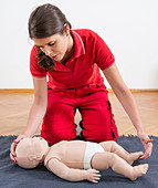 Infant cardiopulmonary resuscitation training