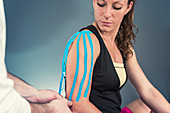 Kinesio tape application