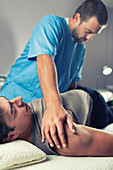 Chiropractic adjustment