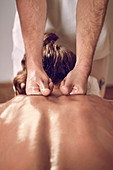 Woman having massage