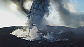 Shinmoedake volcano eruption, 2017