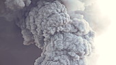 Shinmoedake volcano eruption, 2017