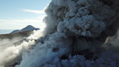 Sakurajima volcano erupting, 2018