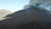 Sakurajima volcano erupting, 2018