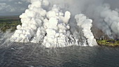 Kapoho Bay during eruption