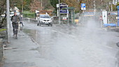Flooding in English town